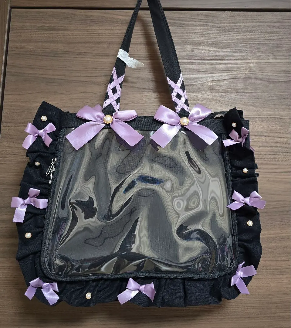 Thumbnail of Zakkamart Ita Bag A4 Frill Design Tote Bag for Ita Bags, Dusty Lavender