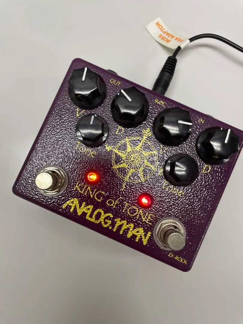 【美品】 Analog man king of tone 白　カスタムカラー 2025年最新】analog man King of Toneの人気アイテム - メルカリ