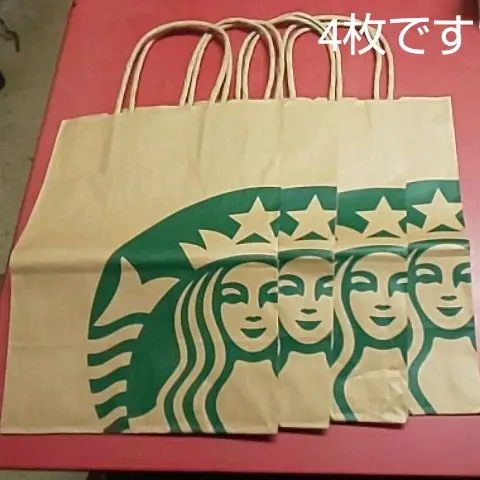 【レア】旧デザインロゴ Starbucks スターバックス紙袋6枚セット 2025年最新】スタバ旧ロゴ紙袋の人気アイテム - メルカリ