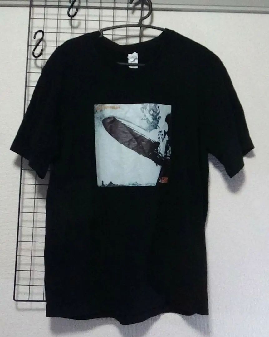 Thumbnail of XL Black T-shirt with printed design