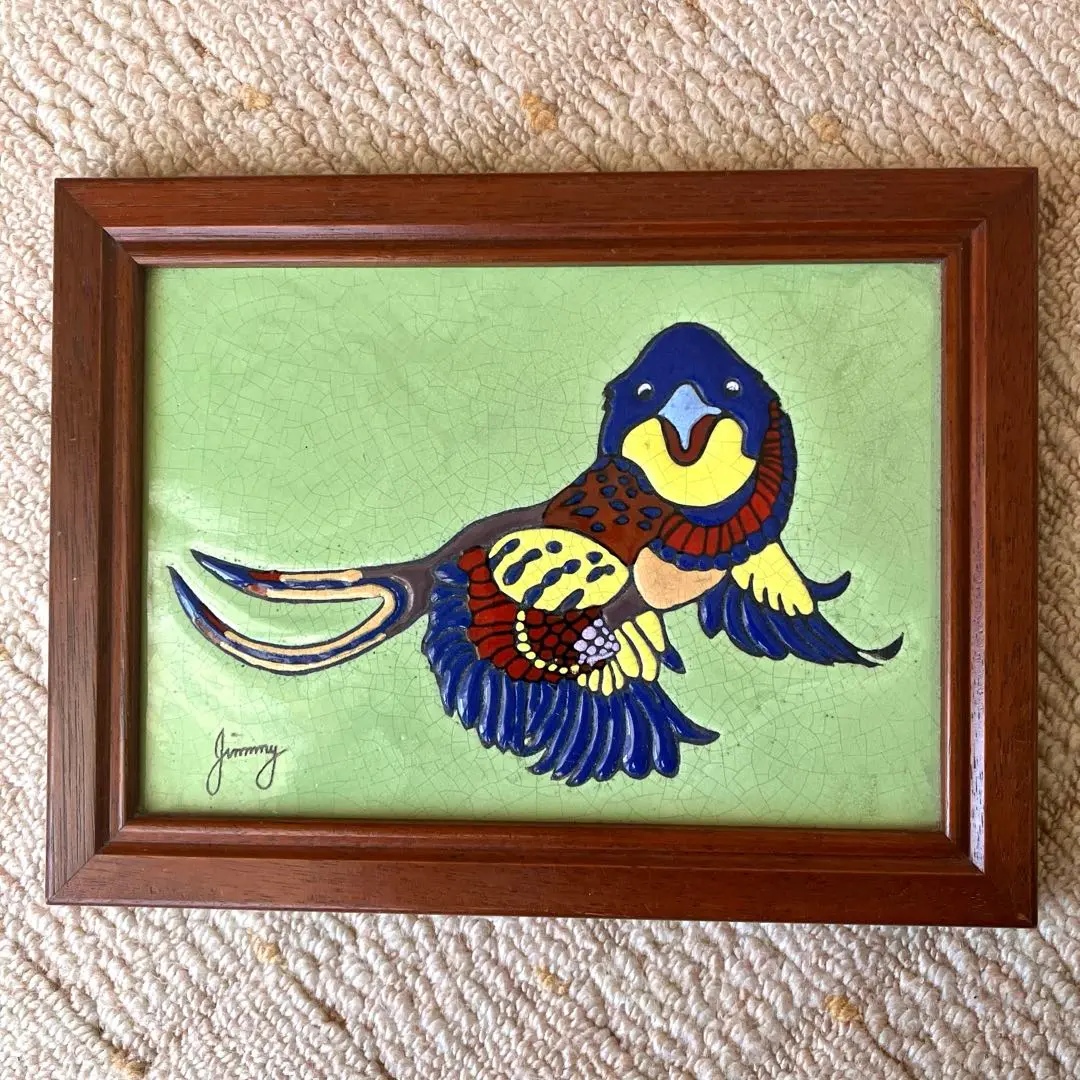 ジミー大西 jimmy 青龍 カラフル 絵画 肉筆 油彩画 百花繚乱 サイン有り ジミー大西 百花繚乱｜アートアレックスギャラリー