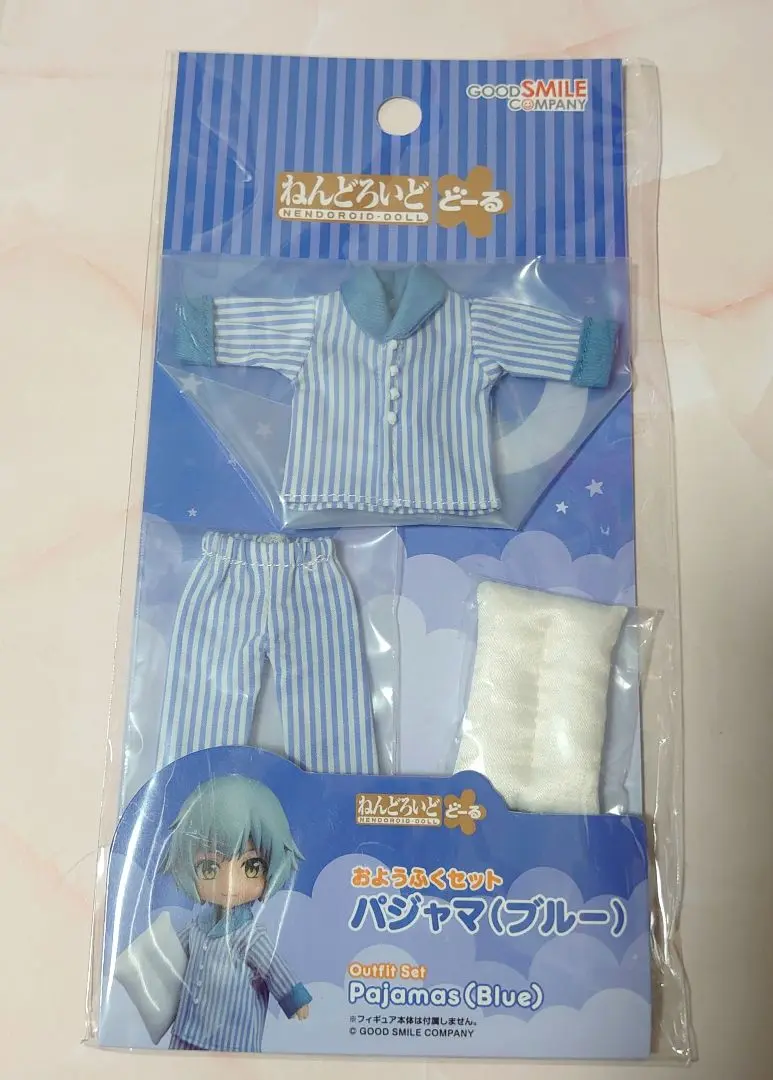 ねんどろいどどーる おようふく パジャマ 枕 茶色 紺 青 男女兼用 衣装 新品 m17516127215_1.jpg?1754190758