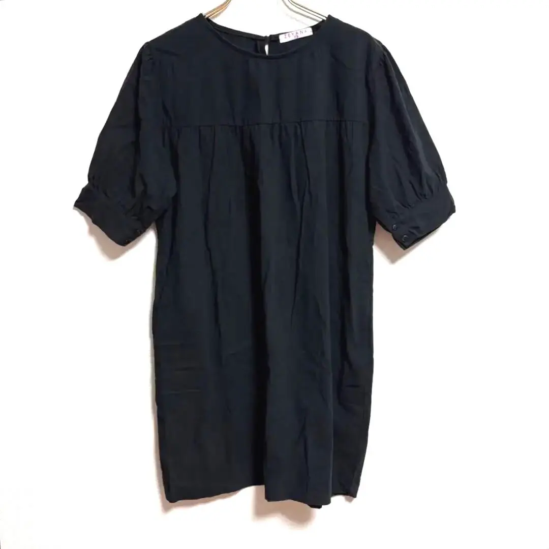 Thumbnail of ✨Good Condition✨ Zeyana ♡ Tunic Blouse Simple Solid Color Loose Black Versatile