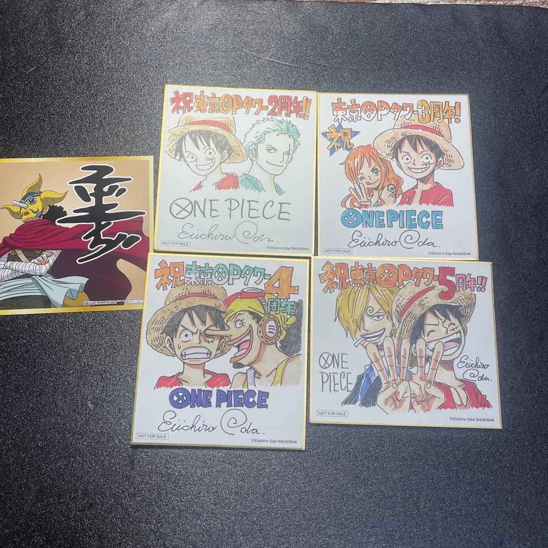 ワンピースタワー5周年原作描き下ろしミニサイン色紙 ルフィ&ナミ＊ナミまとめ売り Amazon.co.jp: ワンピースタワー 5周年記念原作書き下ろしミニ