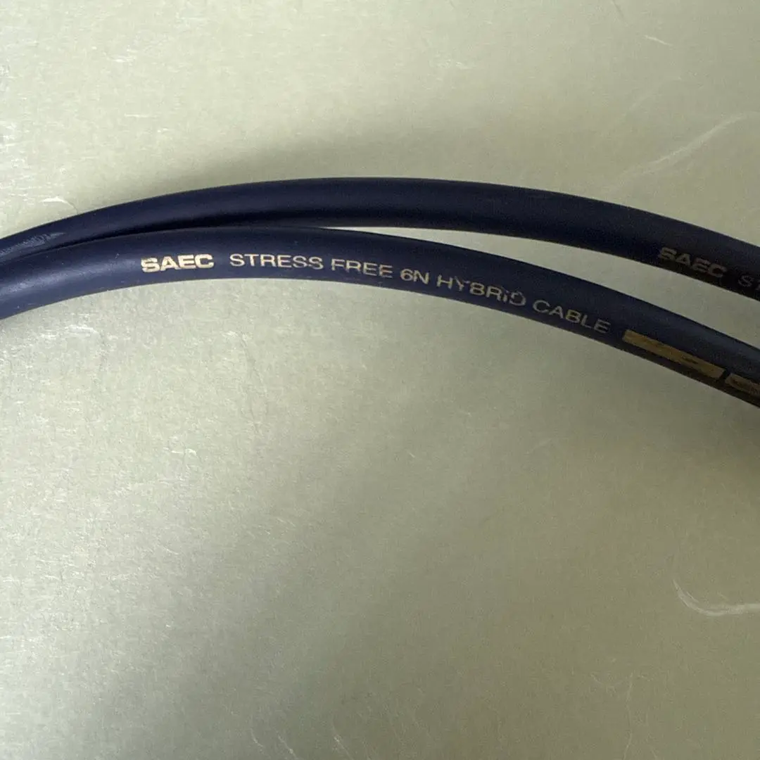 SAEC ストレスフリー 6N ハイブリッドケーブル　約75センチ Yahoo!オークション - SAEC 1.8M 6N STRESS