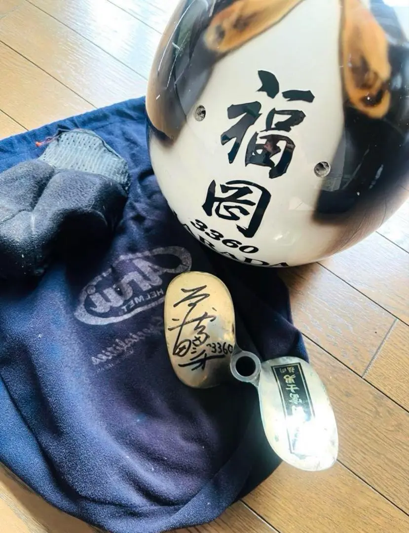 ボートレース　吉田拡郎サイン入りヘルメット ボートレース 吉田拡郎サイン入りヘルメット