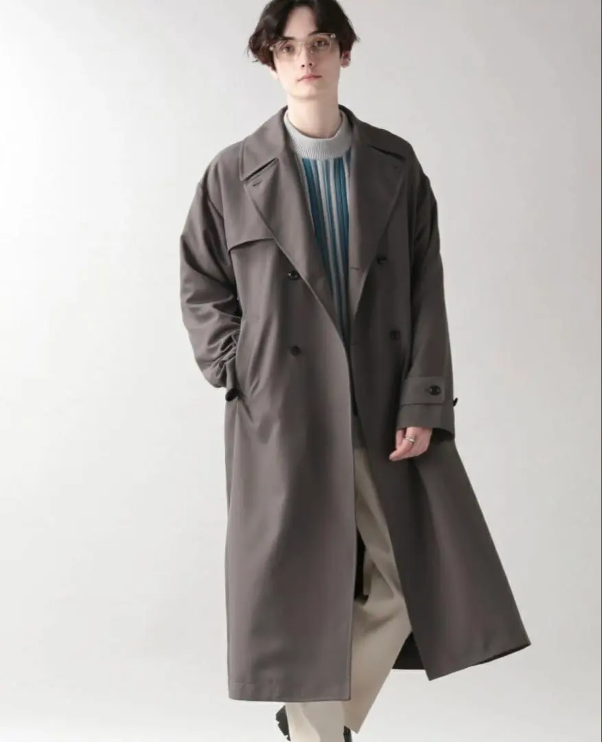 Thumbnail of RAGEBLUE Poly Twill Trench Coat