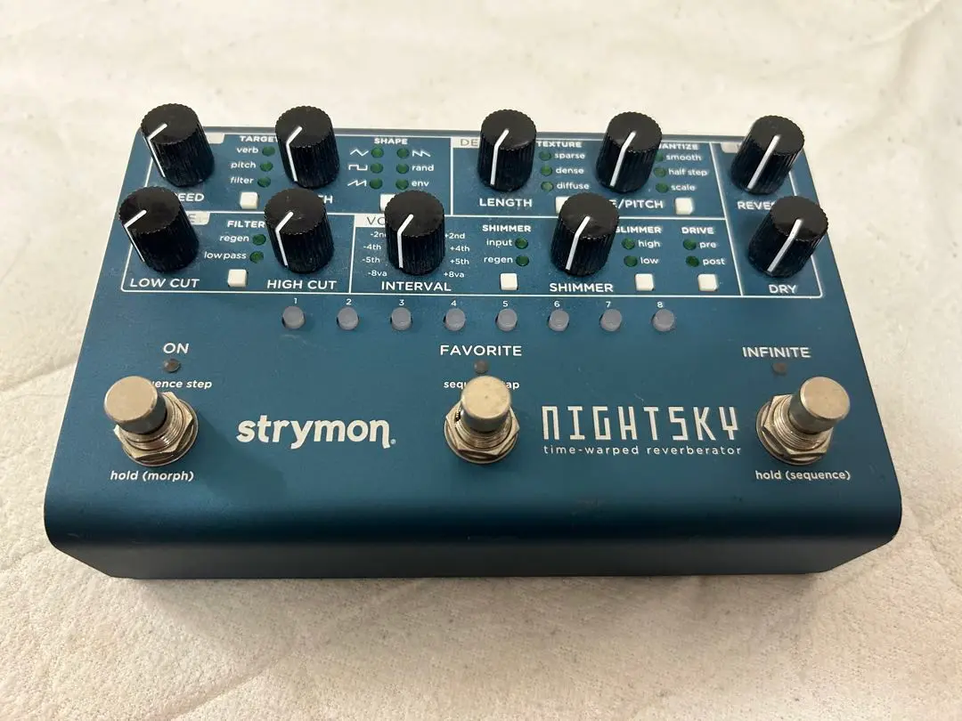 Strymon nightsky 最安値★美品 Strymon Limited Edition Midnight NightSky Reverberator Pedal