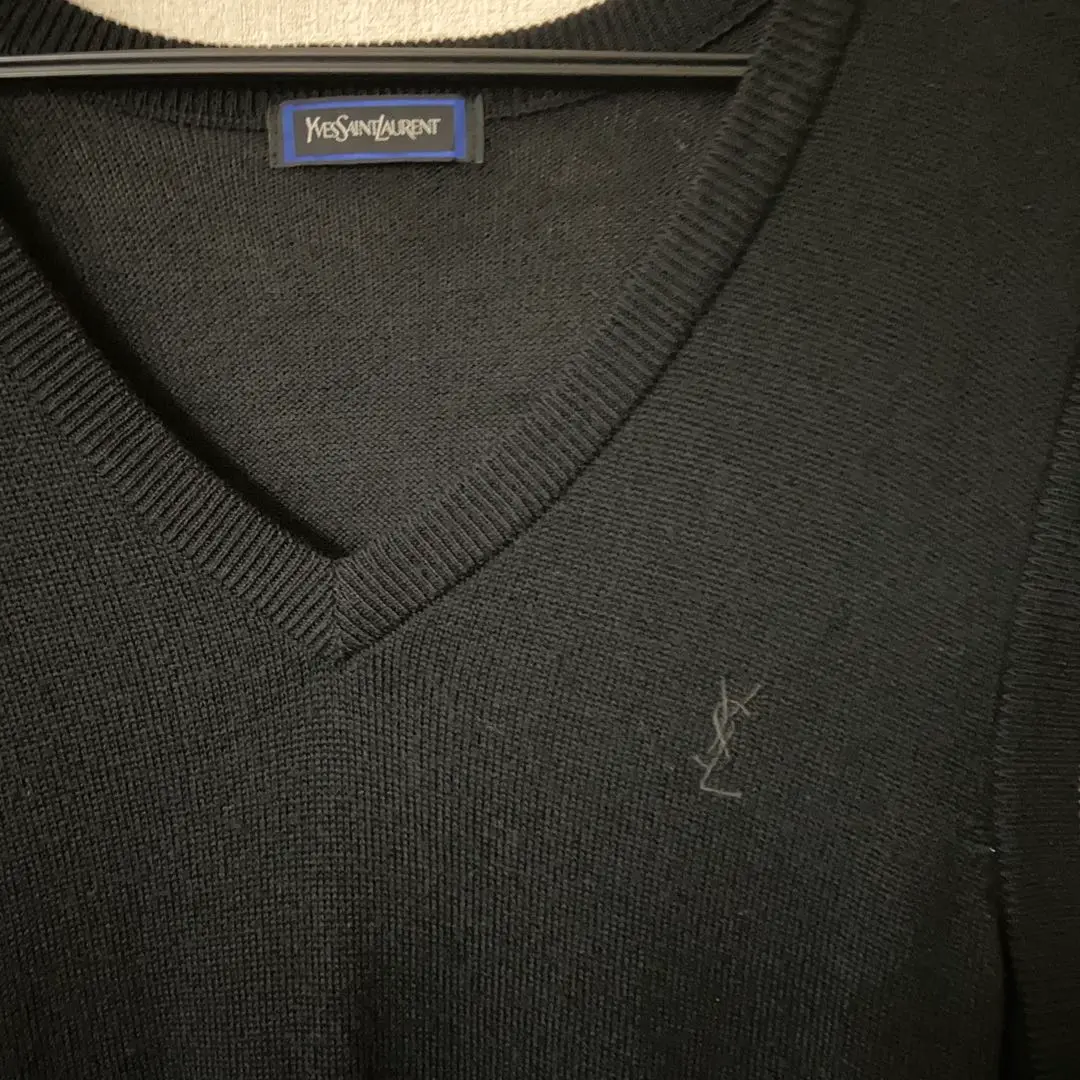 2025年最新】Yves Saint Laurent ネック：Vネック メンズ ニット