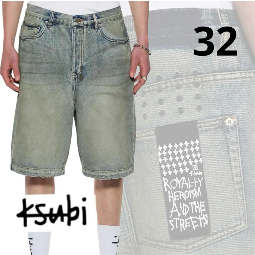 KSUBI - スビ】MAXX Operator Short Torqued/BLACK (デニム