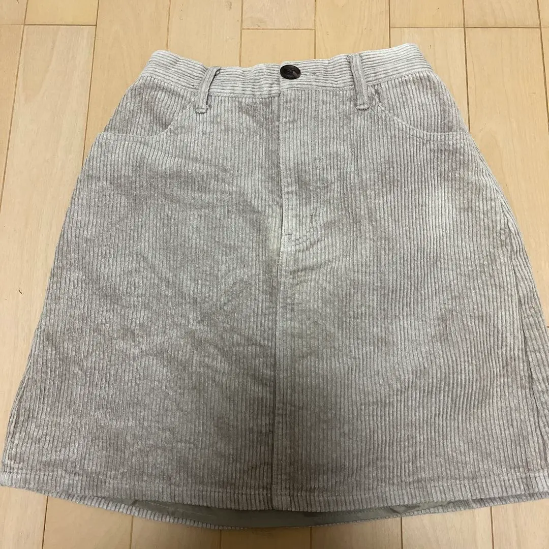 Thumbnail of One Way Corduroy Skirt, Beige, One Way, M