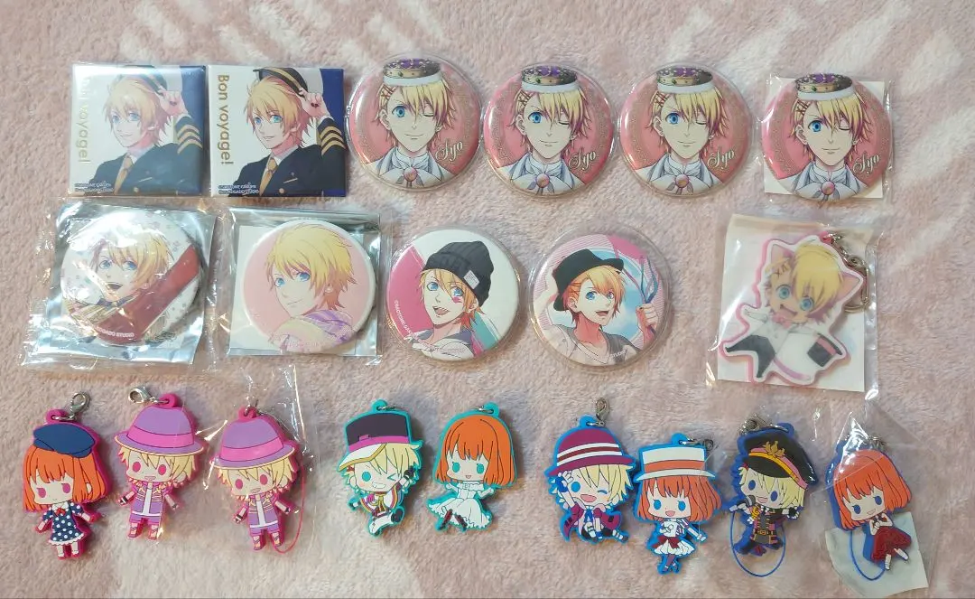 Thumbnail of Uta no Prince-sama (UtaPri) Sho Kurusu Can Badge & Rubber Strap Set