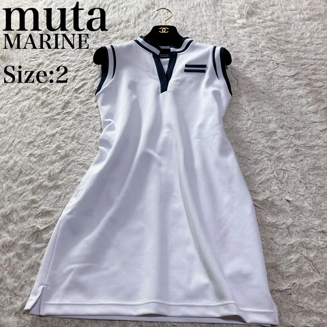 ムータマリンゴルフ ボンディング プリーツ切替ワンピース ブラック muta marina golf ボンディング プリーツ切替ワンピース ブラック