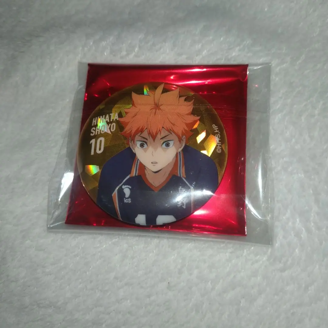 Thumbnail of Haikyu!! Hinata Shoyo Hologram Can Badge Baseyard Tokyo