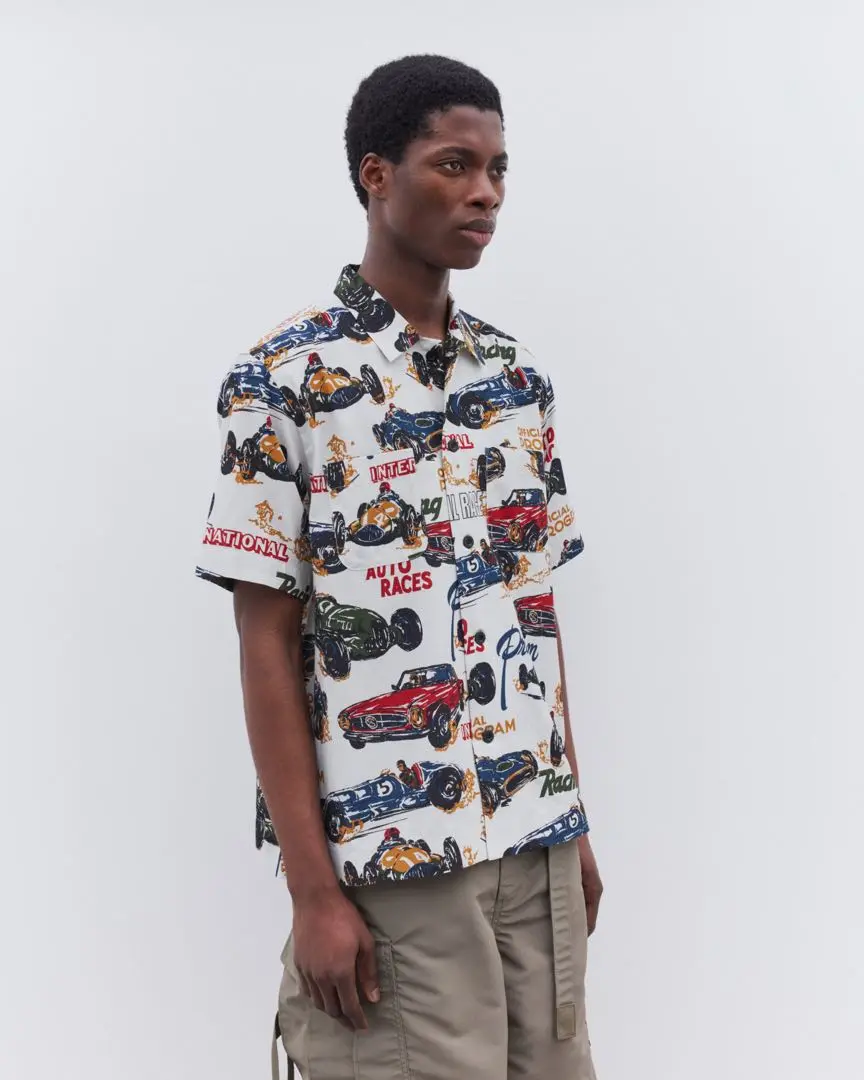 2025年最新】sacai Car Race / Tropical Print Shirtの人気