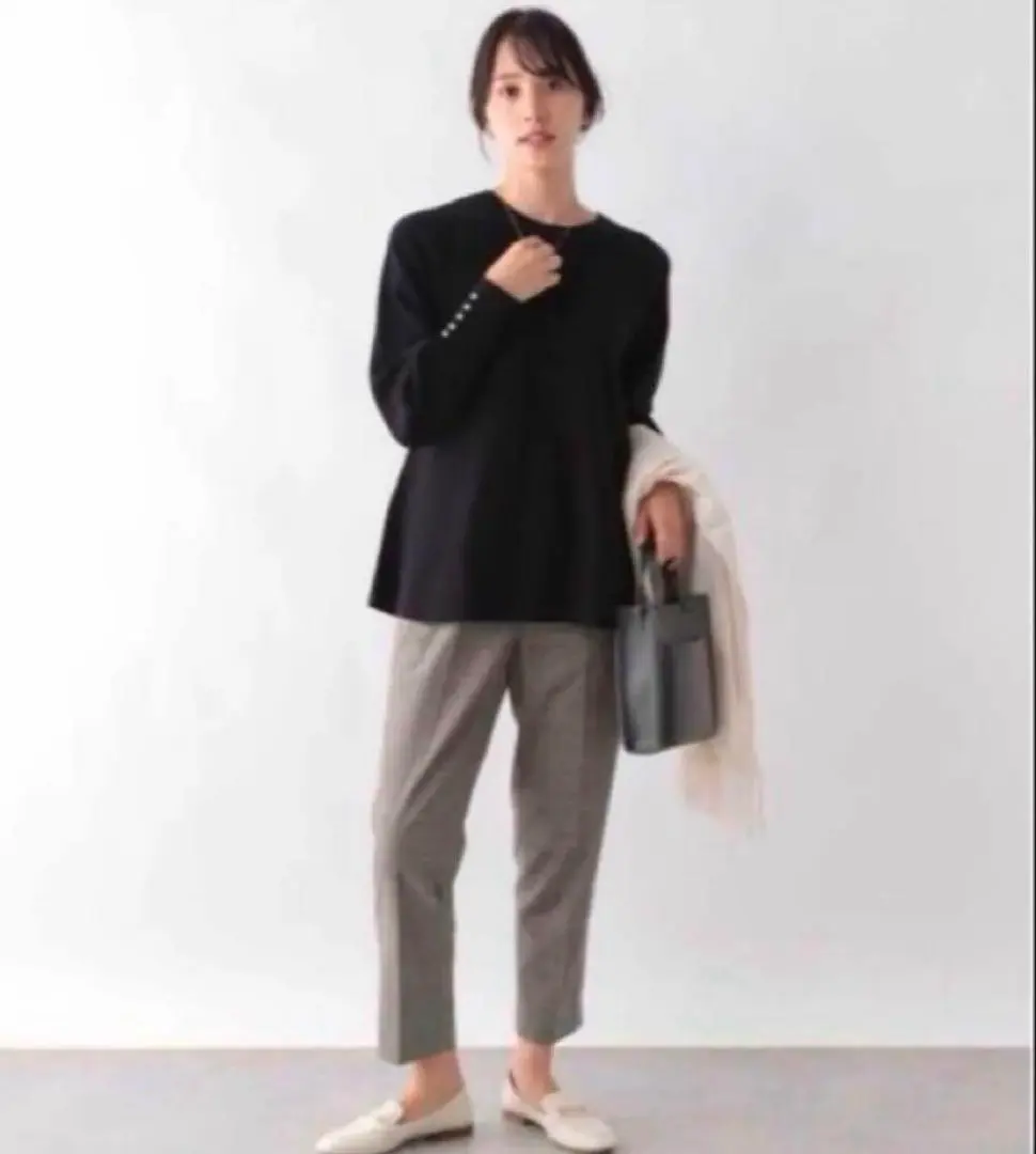 Thumbnail of GLOBAL WORK Warm Utsuku Silhouette Tapered Pants, Check, M