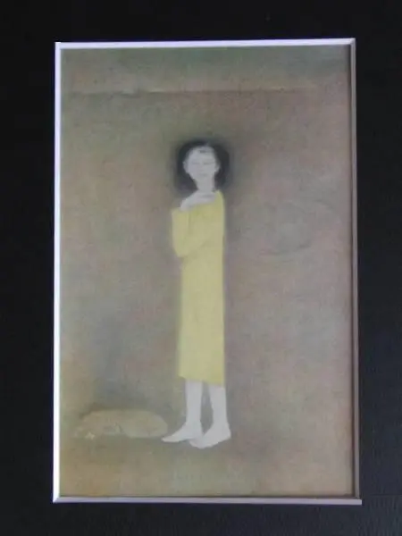 高山辰雄【游】　 高級画集画、状態良好、新品高級額装付、 m76969761724_1.jpg?1701399739