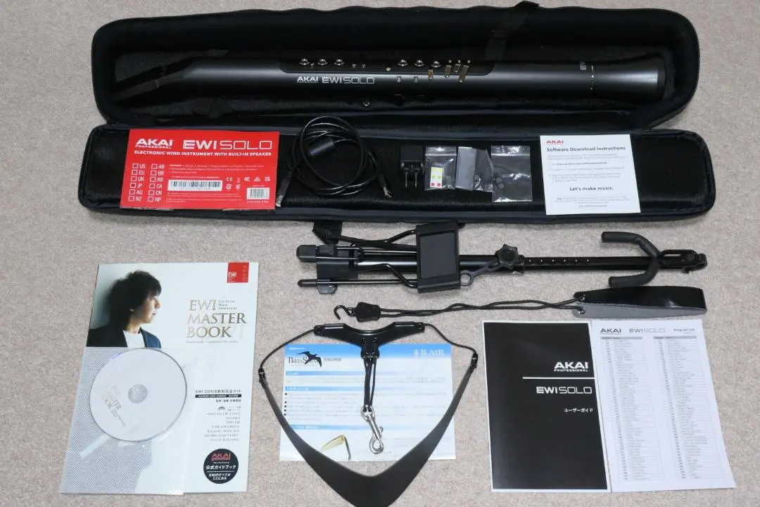 AKAI EWI４０００sw　純正ケース付き美品　元箱、おまけ付き 2025年最新】EWI4000swの人気アイテム - メルカリ
