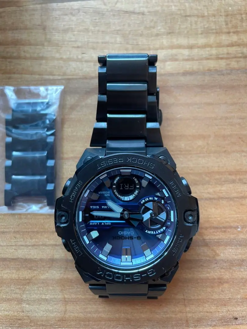 CASIO G-SHOCK G-STEEL GST-B400BD-1A2JF 薄型モデル