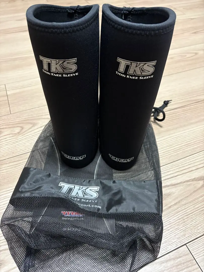 TITAN タイタン　ニースリーブ TKS XLサイズ　新品 IPF公認】TITAN(タイタン) ニースリーブ ブラック TKS TITAN