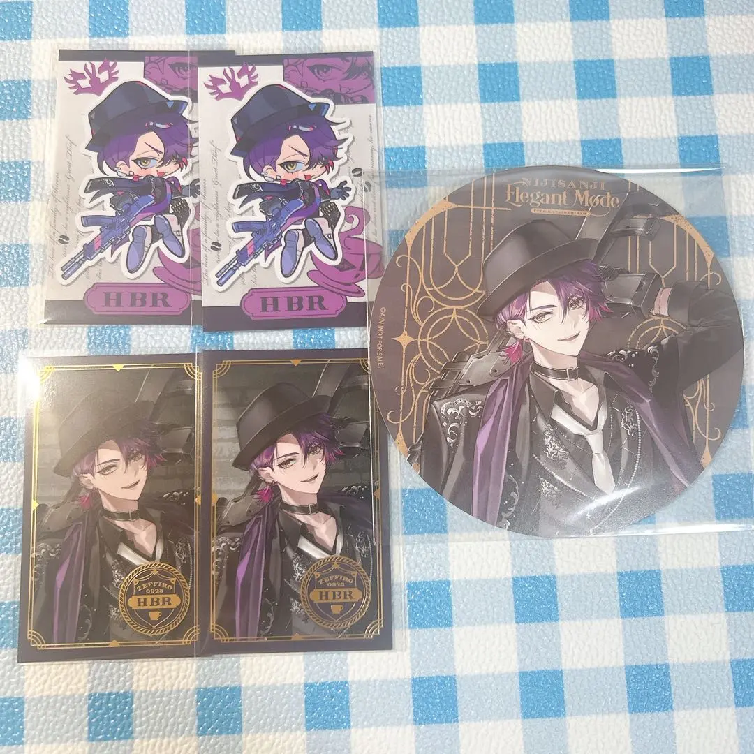 Thumbnail of Hibari Watarai Elegant Mode Cheki-style card & bonus coaster