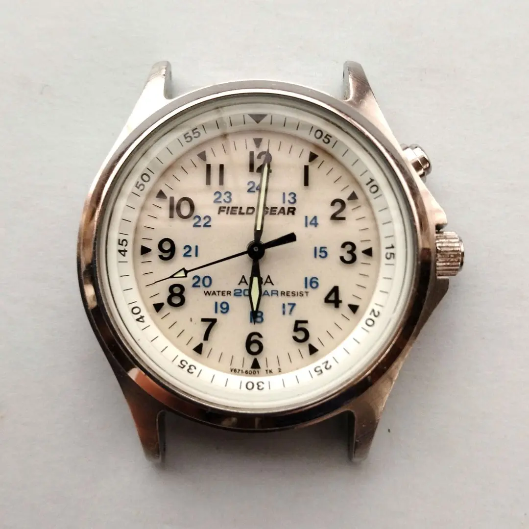 アルバ　フィールドギア V671-6001　稼働品 SEIKO ALBA FIELD GEAR V671 腕時計 稼働品 クォーツ - メルカリ