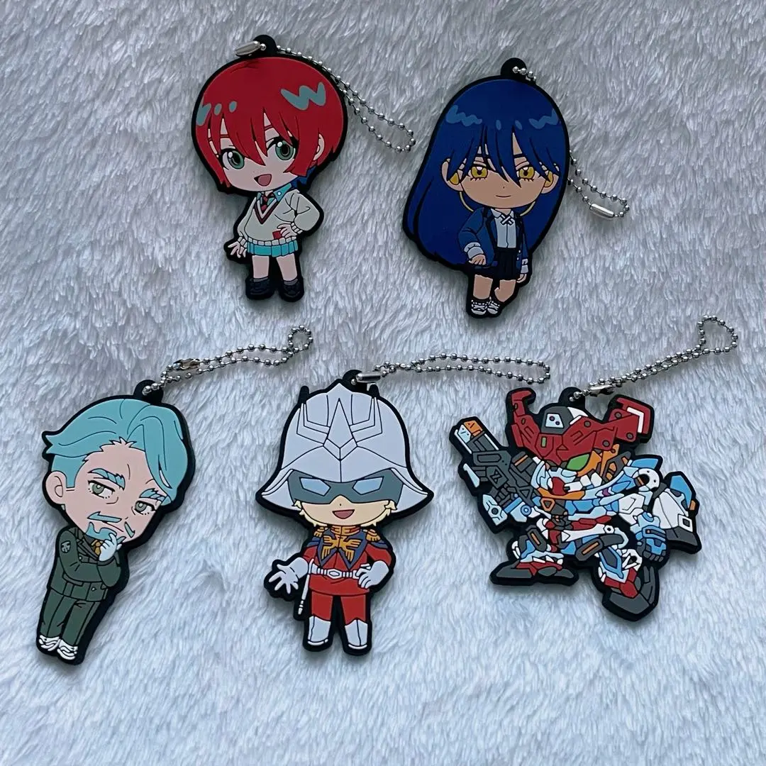 Thumbnail of Mobile Suit Gundam Zeon Axis Rubber Strap: Machu, Nyaan, Sharia, Char