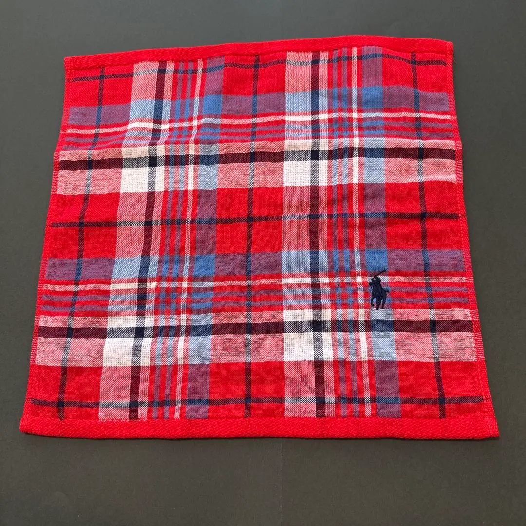 Thumbnail of Large Polo Ralph Lauren, new, unused handkerchief, mini towel, shipped anonymously