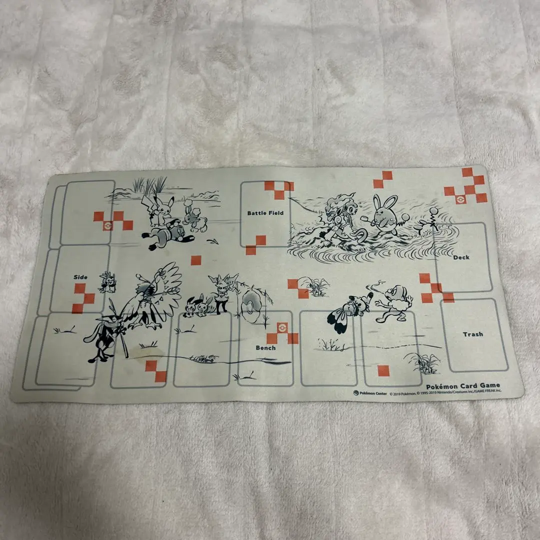 ぽけもん戯画　プレイマット ポケモンカード ぽけもん戯画 プレイマット - メルカリ