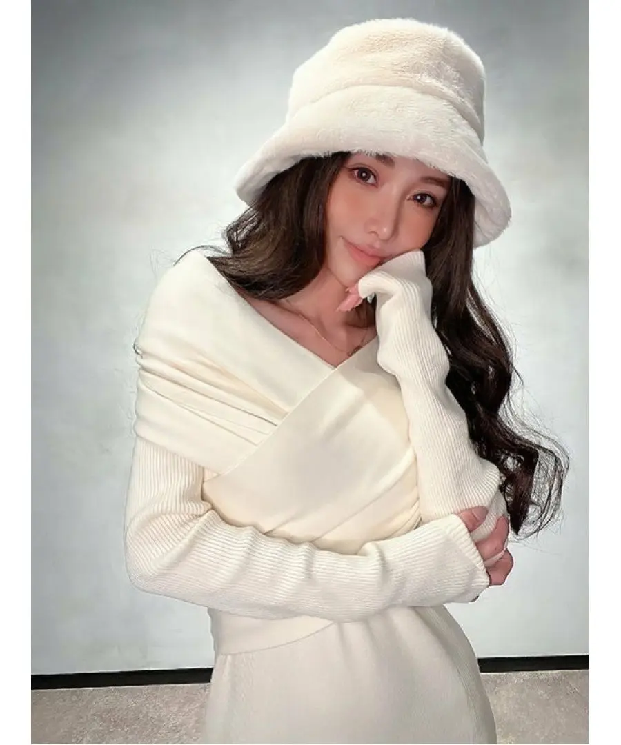 Thumbnail of eimy istoire Snood Set Mermaid Knit Dress