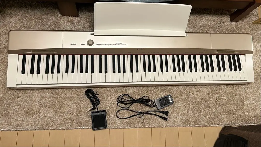 Privia PX-160 シャンパンゴールド SP-20 ダンパーペダル Privia PX-160 シャンパンゴールド SP-20 ダンパーペダル