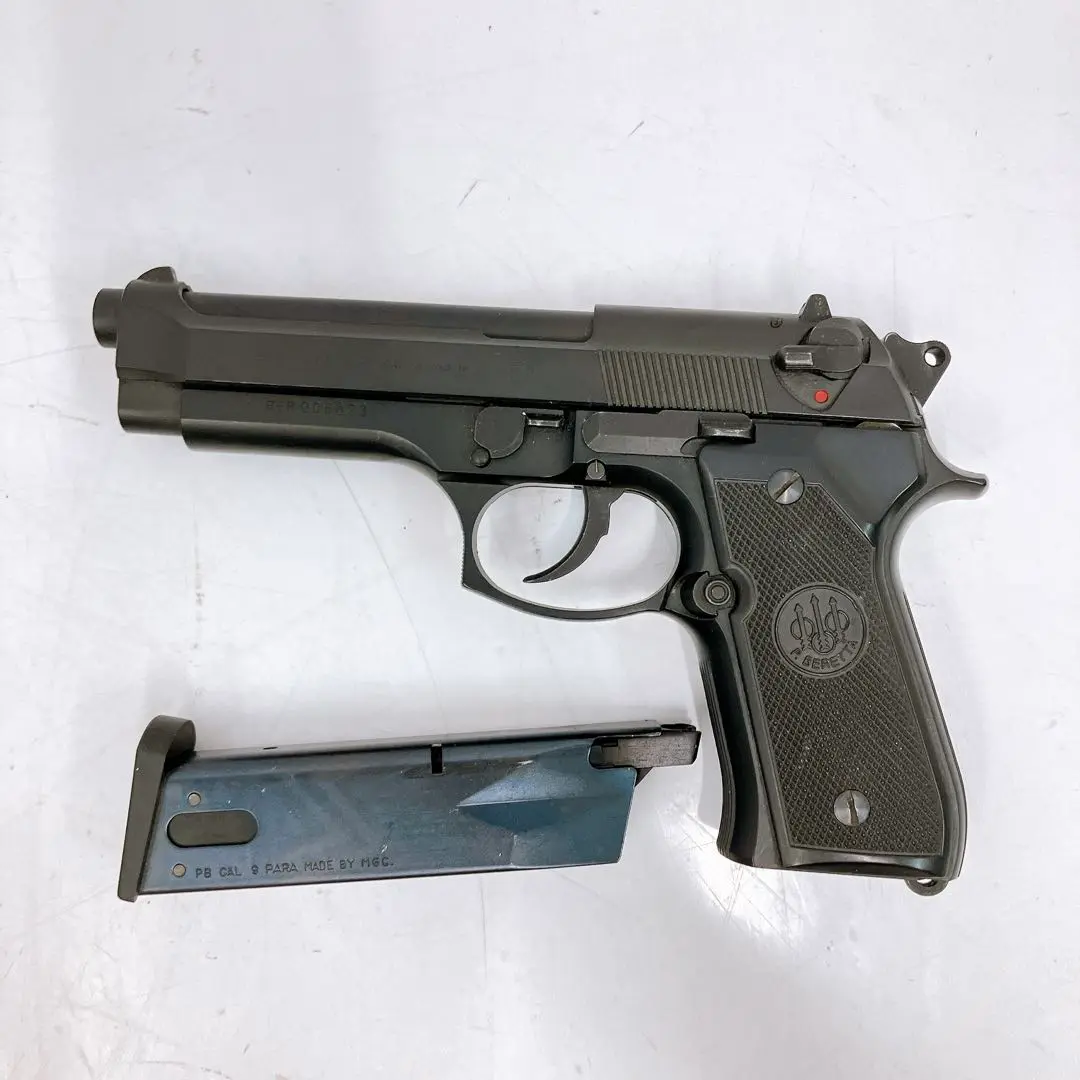 GU001:マルシン/ピエトロ ベレッタ92FS-CAL ステンレス マルシン] M92FS ステンレス 実物刻印 シルバーABS 発火モデル
