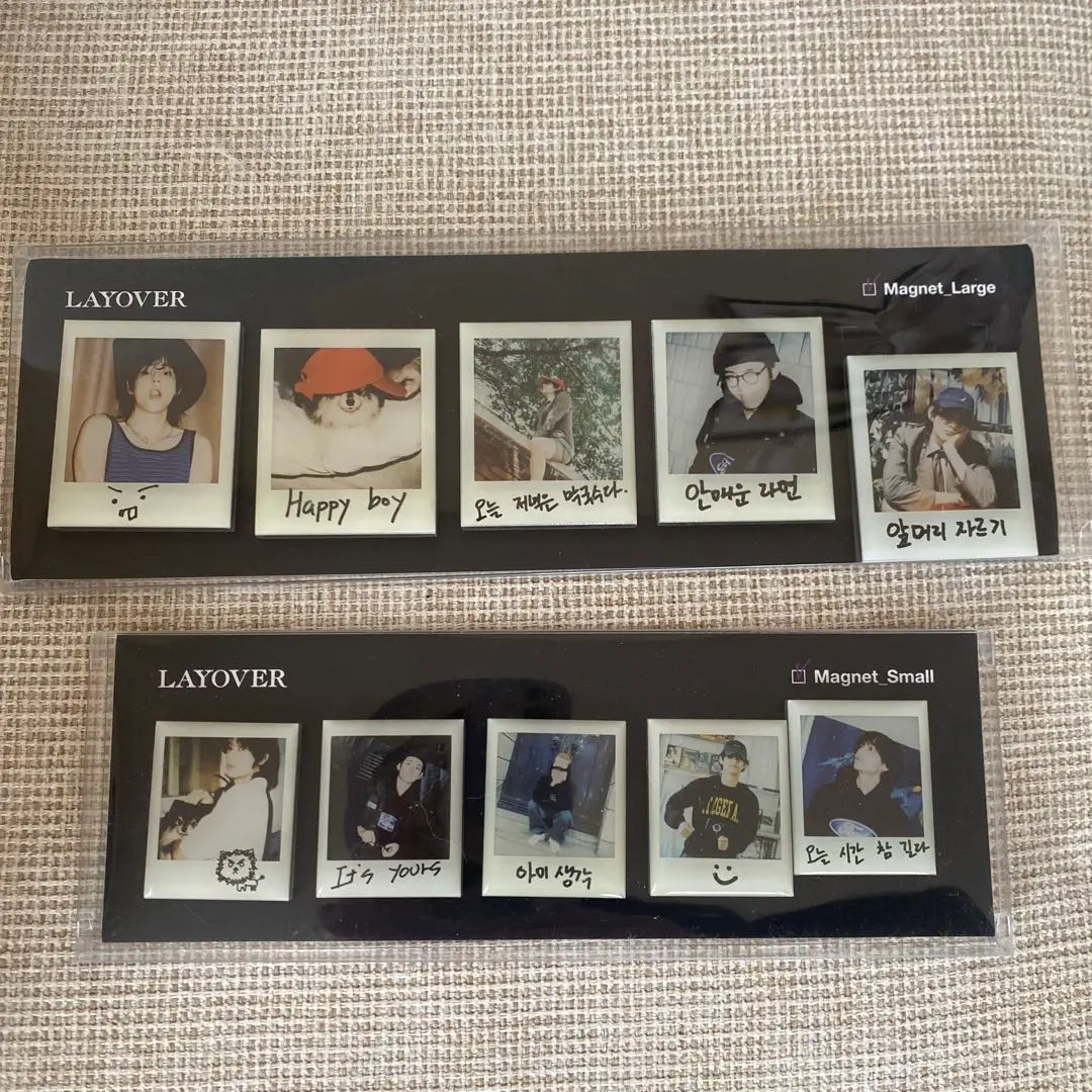 BTS V テテ LAYOVER マグネットMagnet Set(L) (S) BTS V テテ Layover マグネットセット（S） - メルカリ