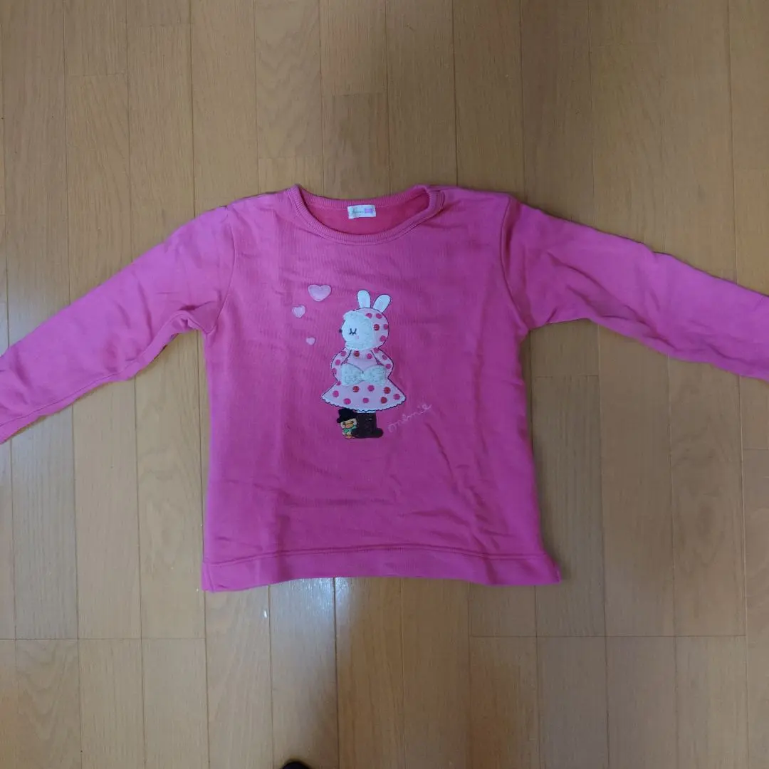 Thumbnail of Mimi Rabbit Print Long Sleeve Cut and Sewn 120cm