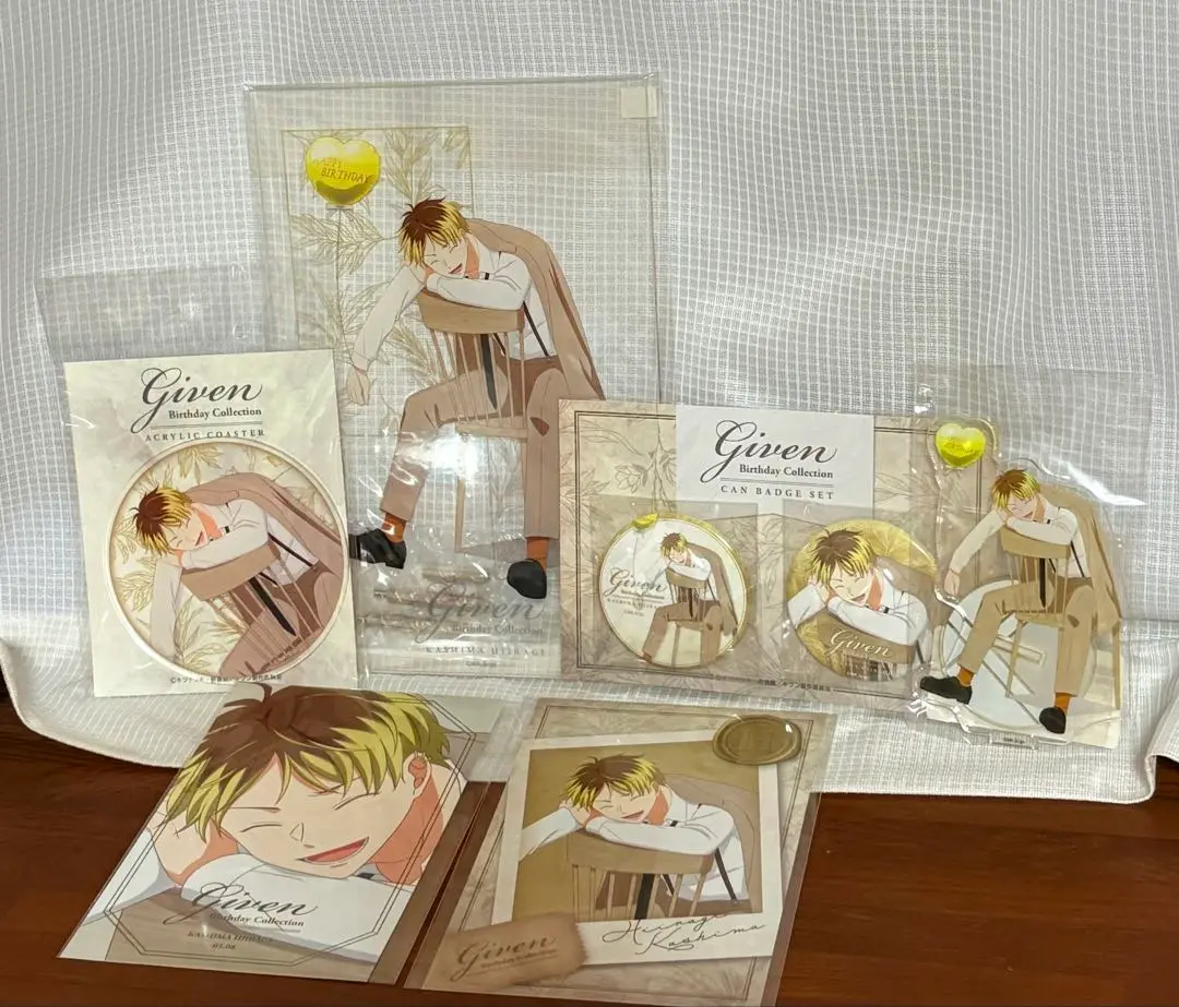 【直筆サイン入り】ギヴン アクリルプレート　アクリルボード　キヅナツキ Amazon.co.jp: ギヴン キヅナツキ 直筆サイン入りアクリルボード