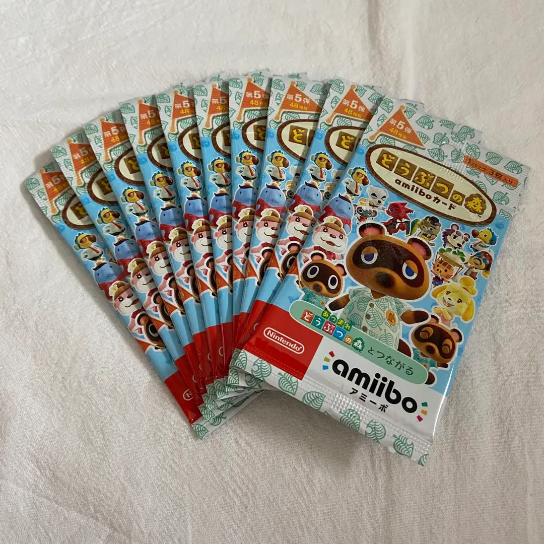 2025年最新】amiiboカード 第5弾 未開封 10パックの人気アイテム
