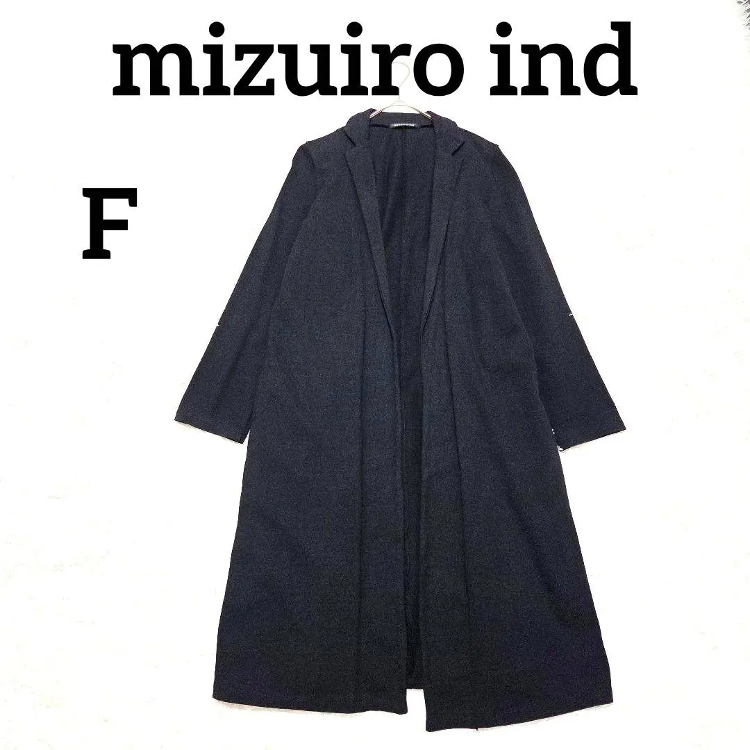 Thumbnail of Mizuiro ind. Long Coat F Black Simple Adult Cotton 100% Made in Japan