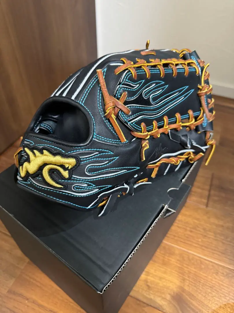 MIZUNO - ミズノプロ 硬式オーダー 刺繍あり Mizuno Pro 平裏刺繍1円ミズノプロ 硬式 グローブ グラブ 外野手