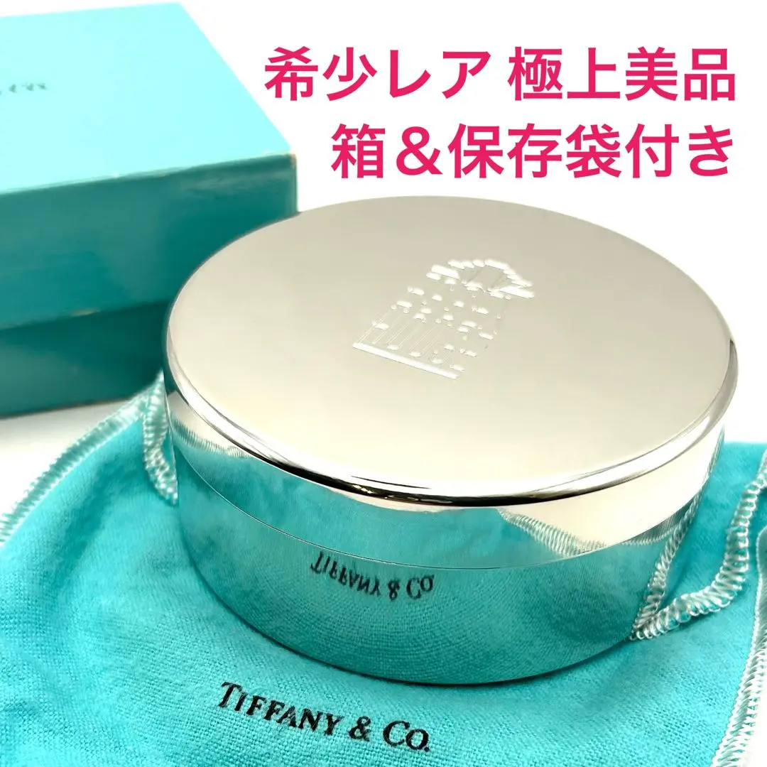 美品　Tiffany & Co. PEWTER ジュエリーケース 小物入れ VINTAGE】TIFFANY&Co. ティファニー ピューター トリンケット