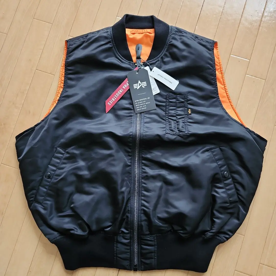 アルファ　ma-1 Polar Vest　S　ブラック 2025年最新】alpha ma-1 ベストの人気アイテム - メルカリ