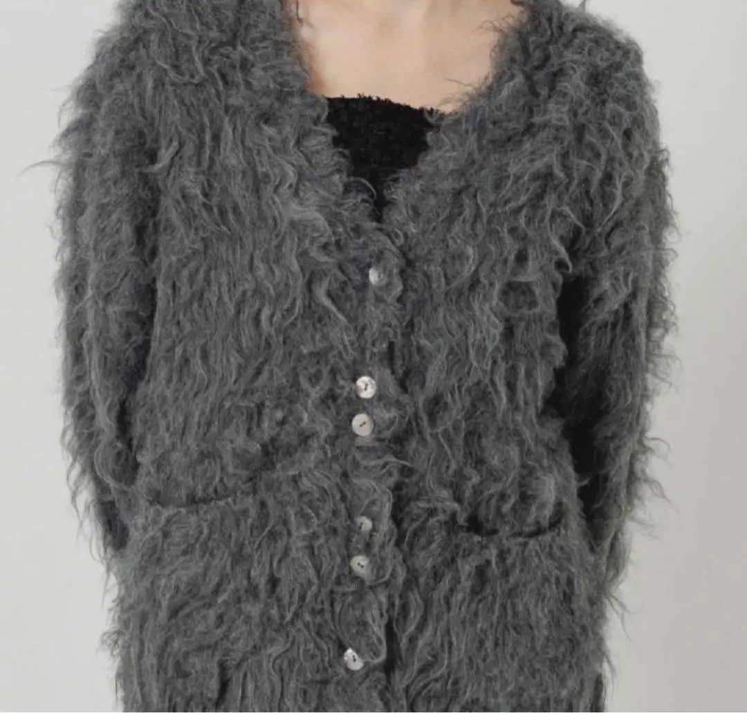 トップス Eaphi SHAGGY KNIT CARDIGAN Eaphi Shaggy Knit Cardigan