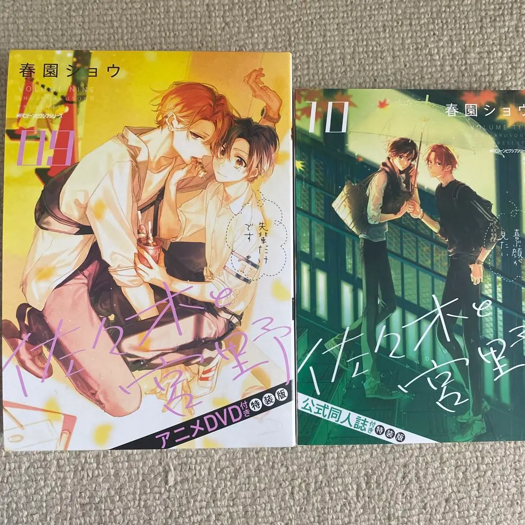 佐々木と宮野 1〜9巻 DVD付き 小冊子付き BL 佐々木と宮野DVD付き9巻 | おひとりさまの備忘録