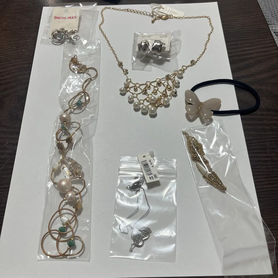 Thumbnail of Necklace, earrings