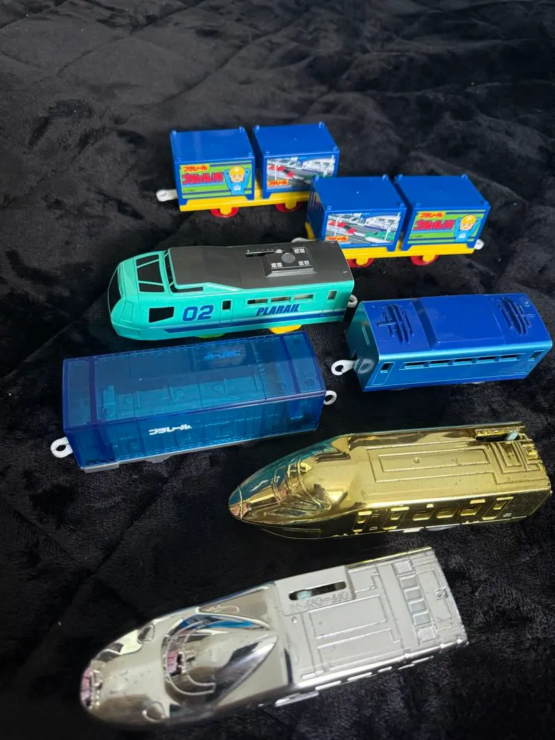 Thumbnail of Plarail Expo Limited Edition Train Set of 7, Metallic & Clear, Cargo