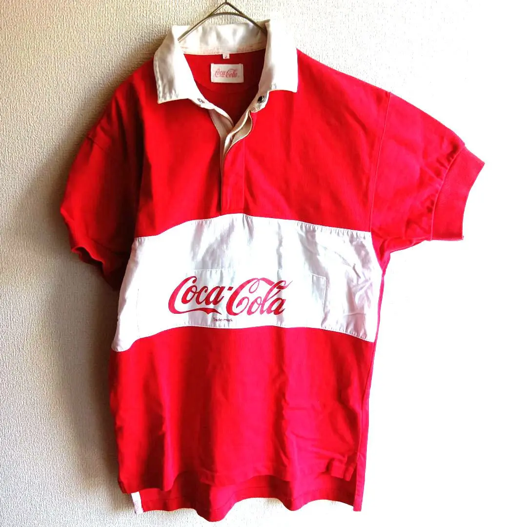 Coca-Cola ポロシャツ USA ヴィンテージ 80s 90s コカコーラ ポロシャツ USA製 アメリカ製 ヴィンテージ