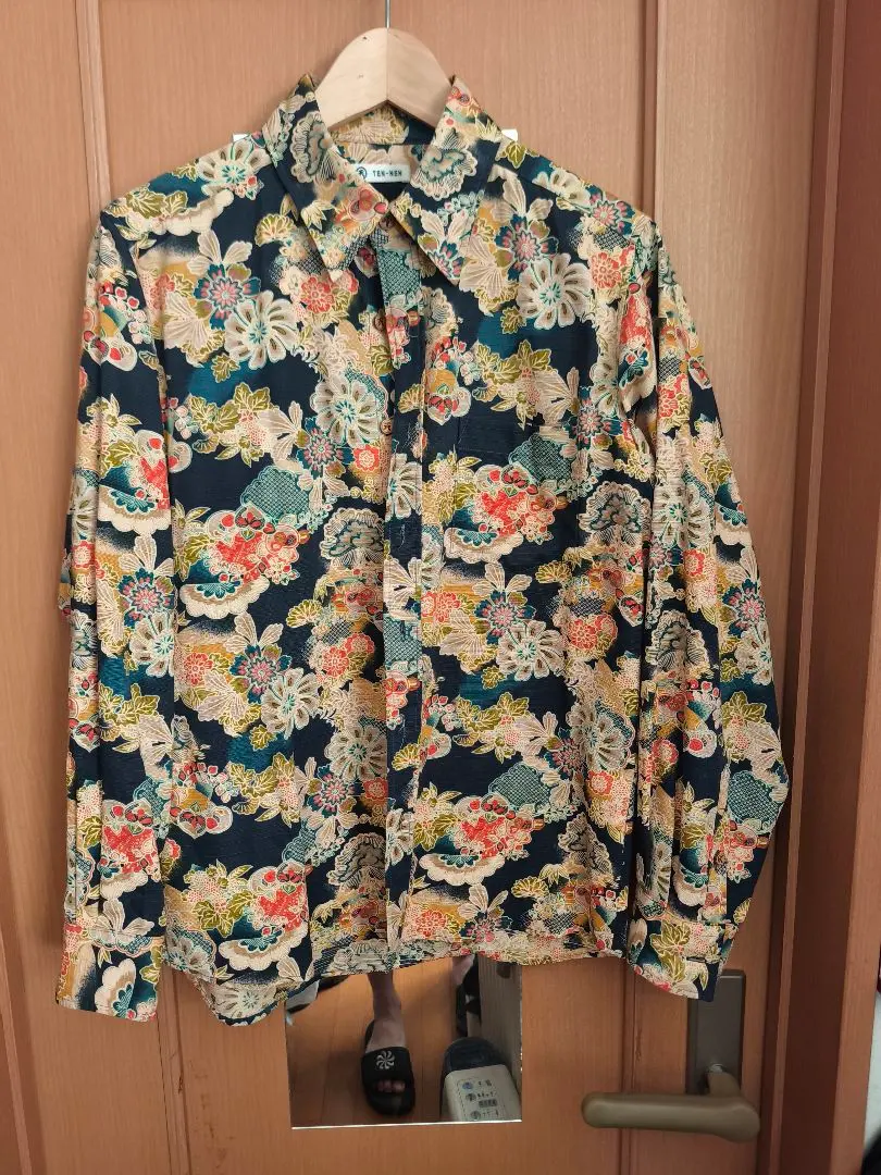 Thumbnail of Made in Japan, all-over print long-sleeved shirt, Ten-Ten