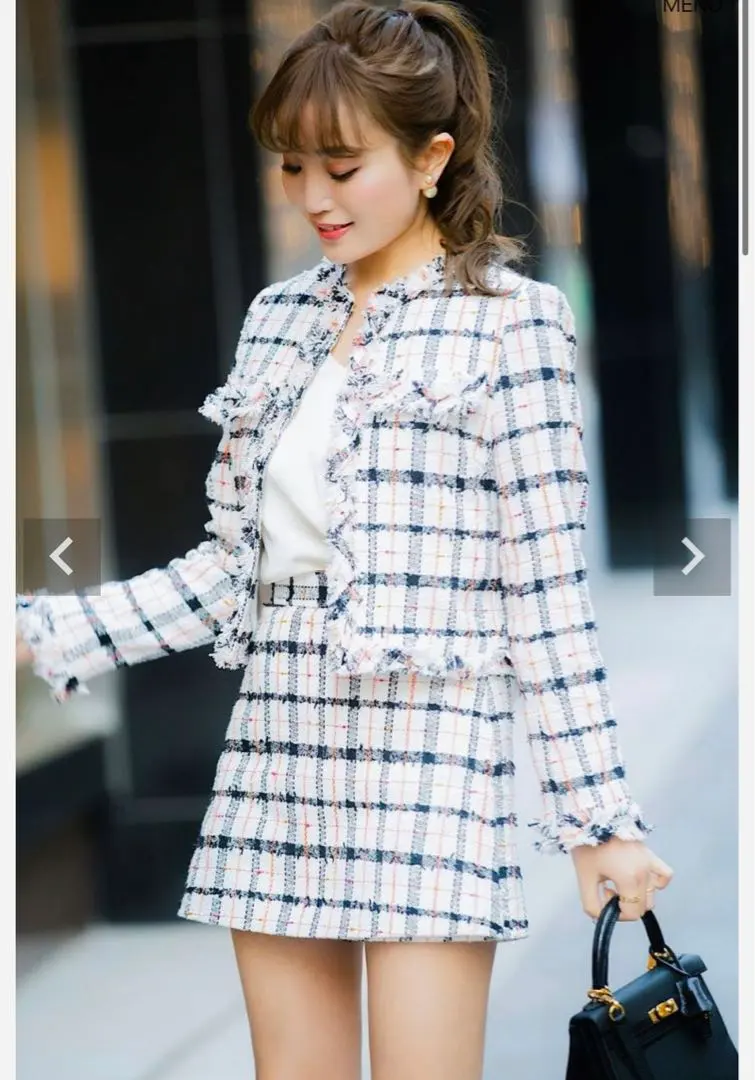 Thumbnail of Cherie 3rd Anniversary Tweed Jacket & Culotte Set-up