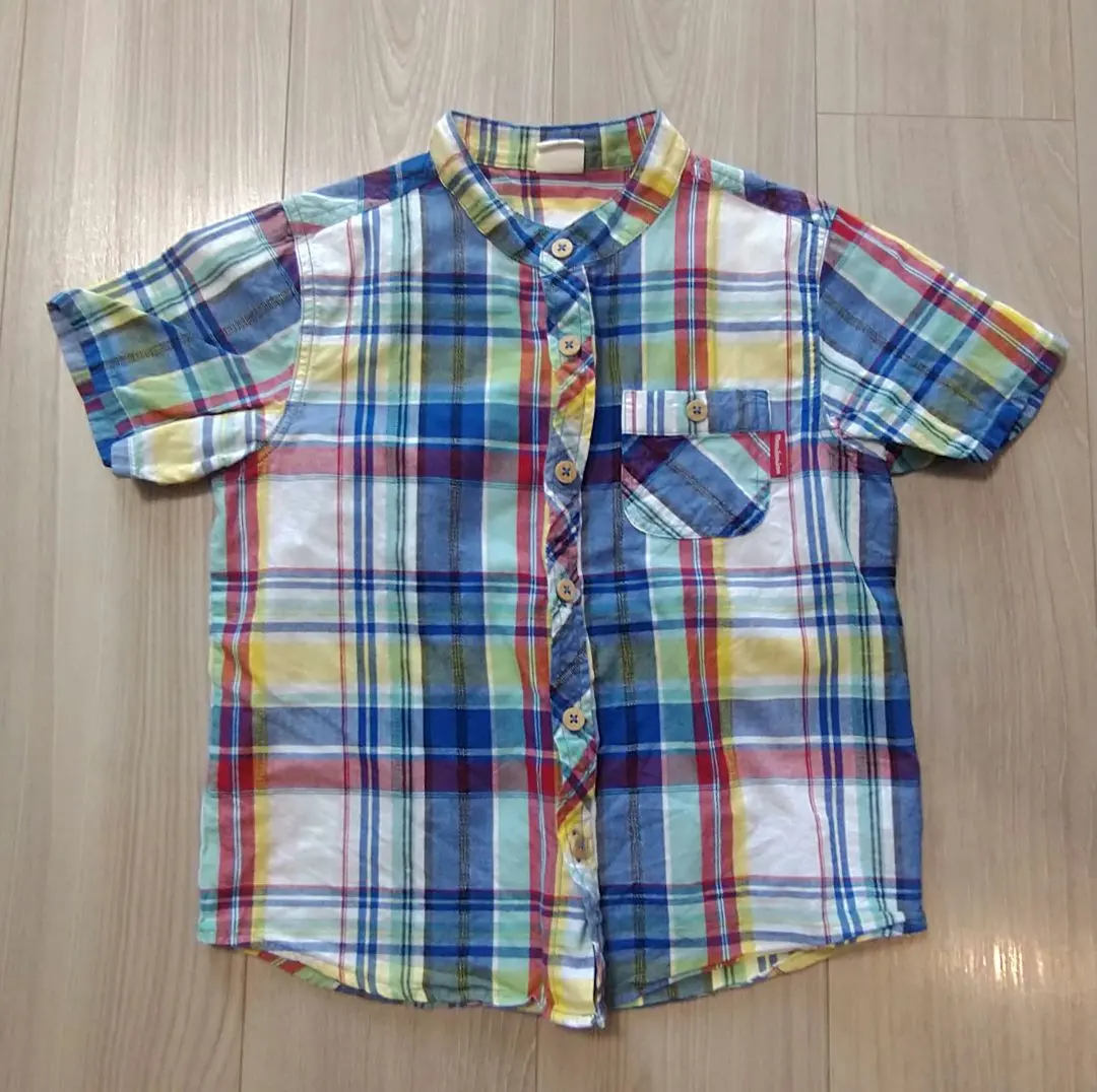 Thumbnail of Moujonjon Short Sleeve Check Shirt, Multicolor