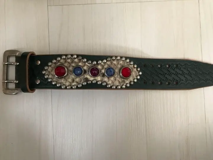 FRAME LEATHER BANGLE