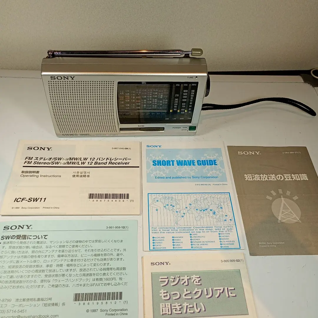 SONYソニー カセットレコーダー付ラジオICF-SW1000TSの付属品のみ Amazon.co.jp: SONY ソニー ICF-7601 高性能ポータブル受信機